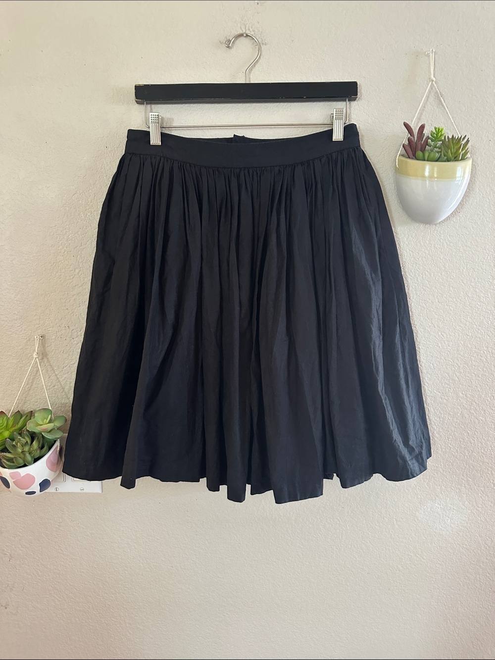 Hearts and Found Pinup Bombshell Full Skirt Etsy Handmade Large Black Vintage
